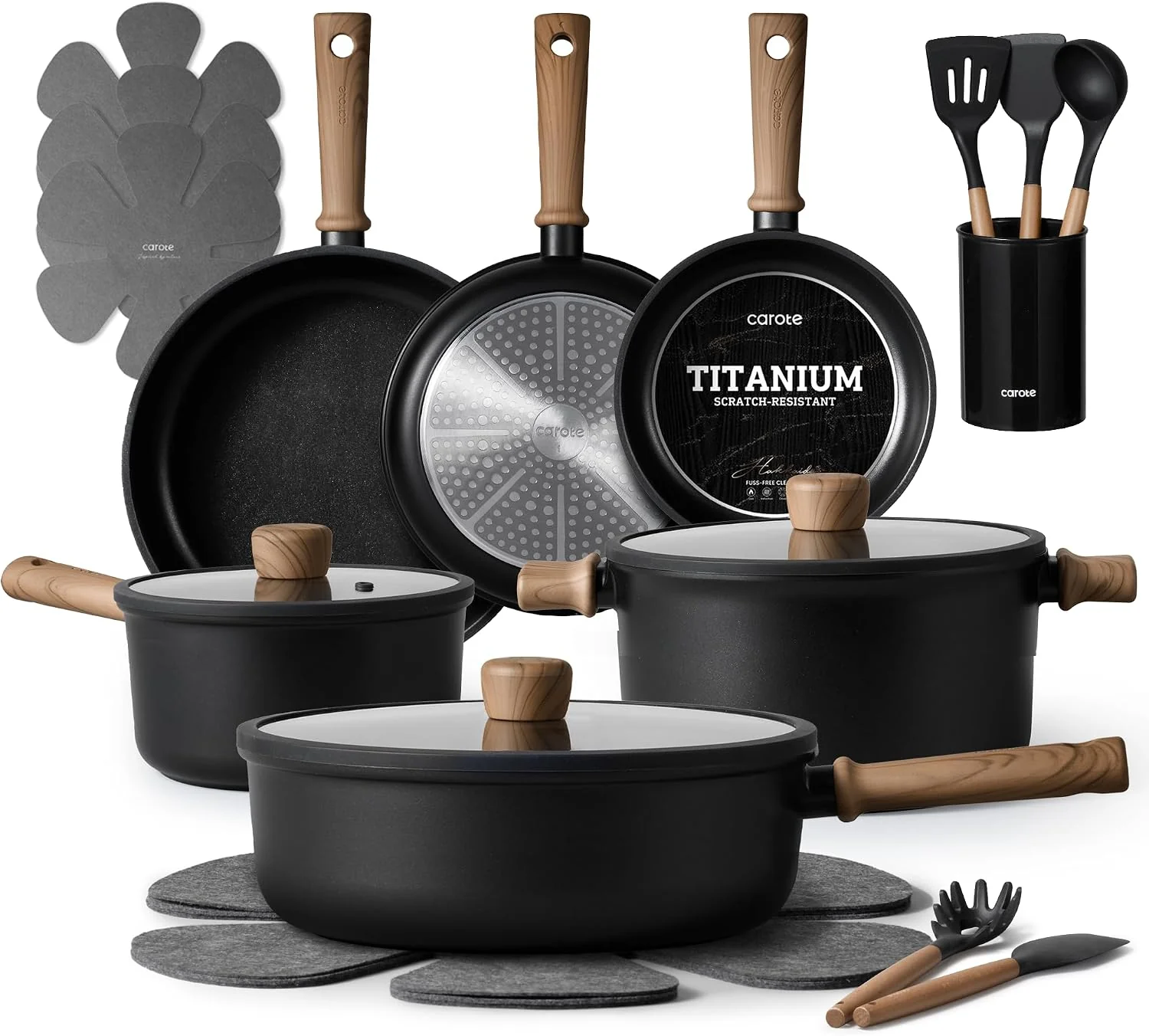 16-Piece Nonstick Cookware Set | Cozy Modern Kitchen Upgrade