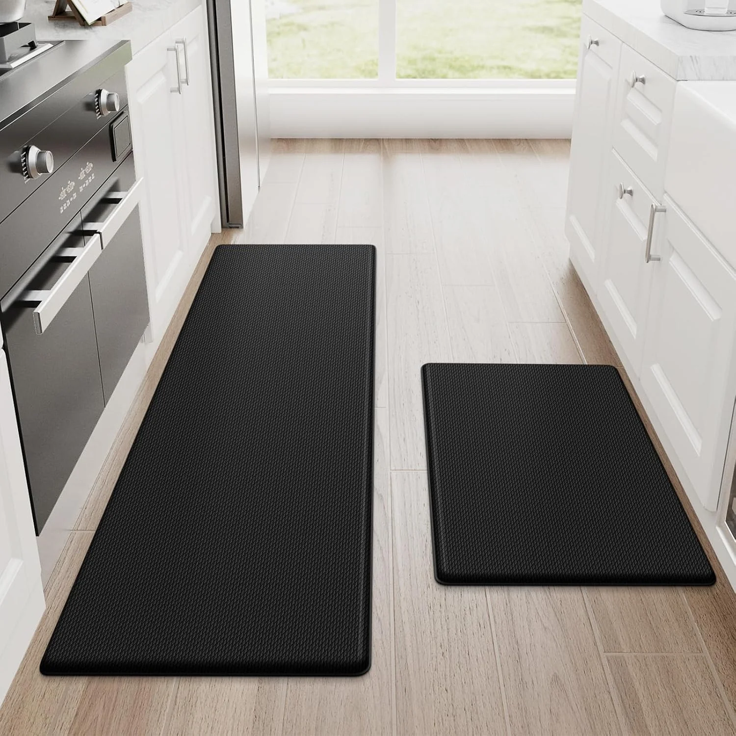 Anti-Fatigue Kitchen Mat Set | Cozy Modern Kitchen Floor Ideas 2026